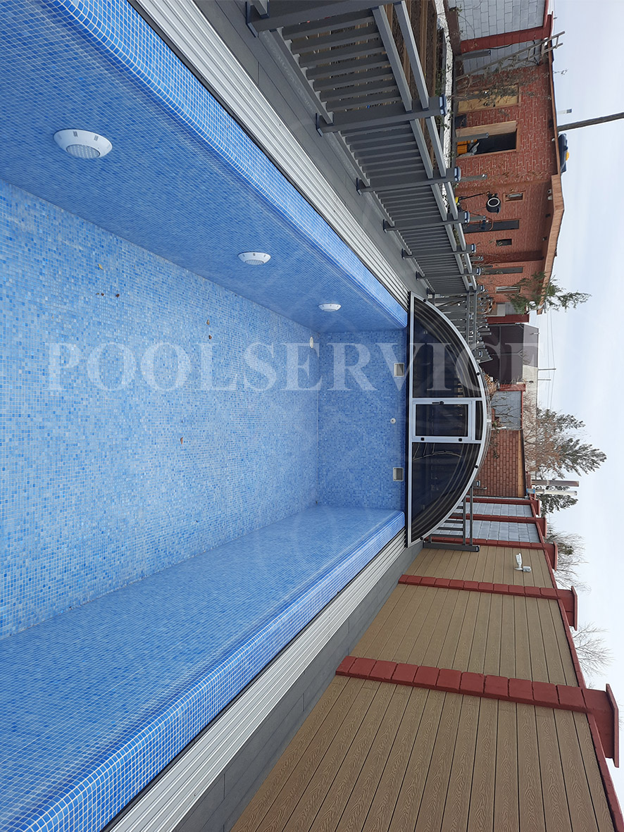 Раздвижной бассейн 9×3 м Алматинский район Астана 2025